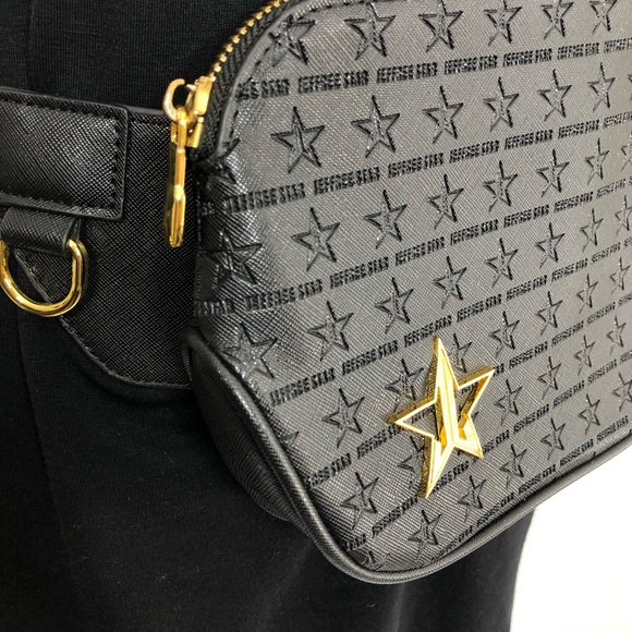 Jeffree Star Crossbody or Waist Black and Gold Bag - Picture 11 of 12